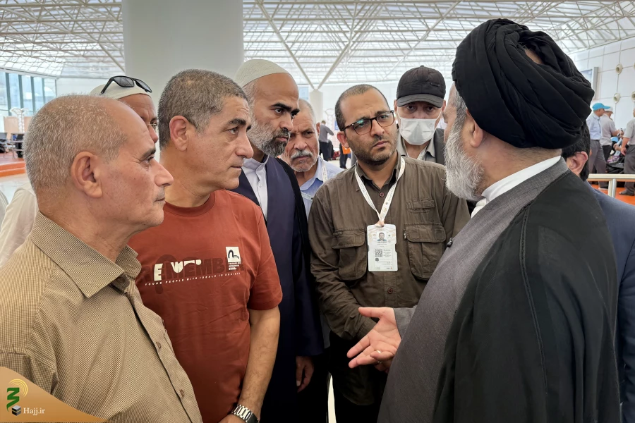 بازدید سرپرست حجاح ایرانی از فرودگاه جده و بدرقه زائران ایرانی 13
