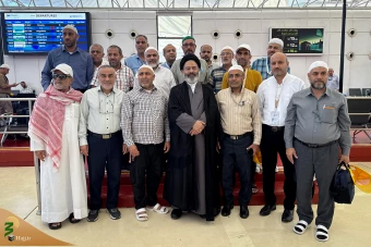 بازدید سرپرست حجاح ایرانی از فرودگاه جده و بدرقه زائران ایرانی 14
