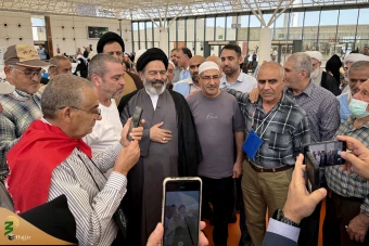 بازدید سرپرست حجاح ایرانی از فرودگاه جده و بدرقه زائران ایرانی 19