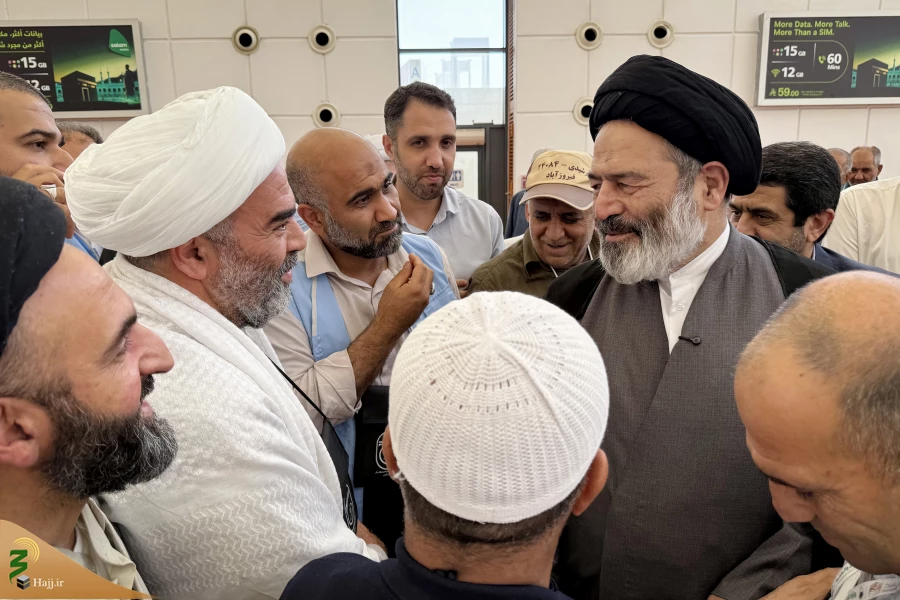 بازدید سرپرست حجاح ایرانی از فرودگاه جده و بدرقه زائران ایرانی 20
