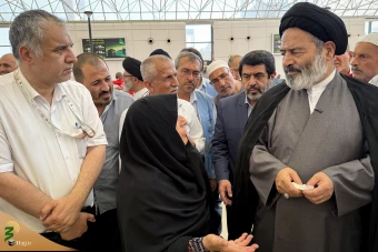 بازدید سرپرست حجاح ایرانی از فرودگاه جده و بدرقه زائران ایرانی 22