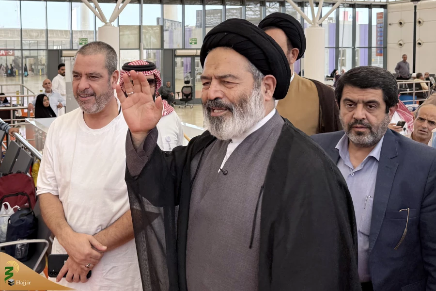 بازدید سرپرست حجاح ایرانی از فرودگاه جده و بدرقه زائران ایرانی 23