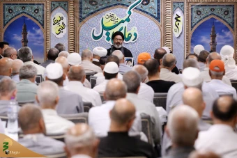  مراسم دعای کمیل حجاج ایرانی در مدینه منوره 10