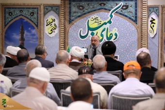  مراسم دعای کمیل حجاج ایرانی در مدینه منوره 22