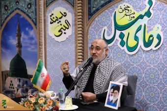  مراسم دعای کمیل حجاج ایرانی در مدینه منوره 12