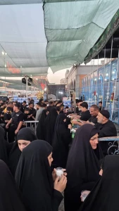 برپایی موکب های عزاداری سید و سالار شهیدان در کربلای معلی+فیلم