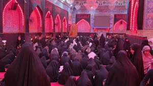 برگزاری دعای ندبه در خیمه گاه حسینی (ع)+فیلم