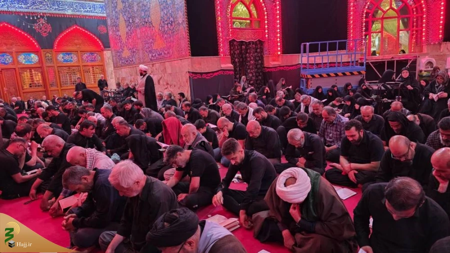 برگزاری دعای ندبه در خیمه گاه حسینی علیه السلام 8 محرم 1404 ه.ش 3