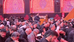 برگزاری دعای ندبه در خیمه گاه حسینی علیه السلام 8 محرم 1404 ه.ش 5