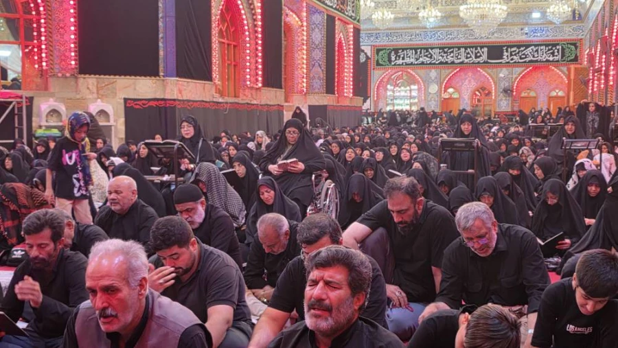 برگزاری دعای پر فیض کمیل در خیمه گاه حسینی علیه السلام 7 محرم 1404 ه.ش 2