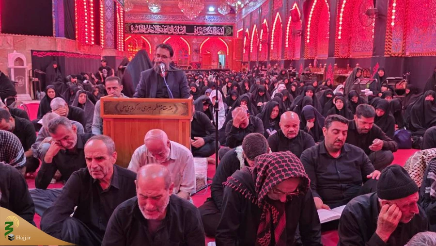 برگزاری دعای پر فیض کمیل در خیمه گاه حسینی علیه السلام 7 محرم 1404 ه.ش 5
