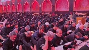 طنین دعای پر فیض کمیل در کربلای معلی+فیلم