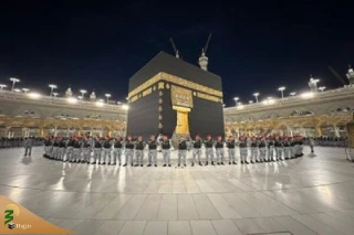 خانه کعبه شستشو داده شد