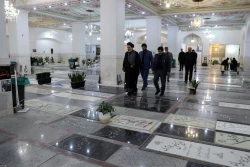 دیدار با تولیت آستان حضرت عبدالعظیم حسنی , حضور بر مزار شهدای تهاجم رژیم صهیونیستی 8