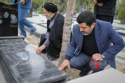 دیدار با تولیت آستان حضرت عبدالعظیم حسنی , حضور بر مزار شهدای تهاجم رژیم صهیونیستی 19