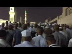حضور پرشور زائران درمسجدالنبی و قبرستان بقیع
