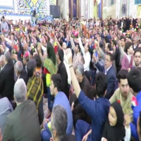 به همت دفتر نمایندگی بعثه مقام معظم رهبری در کربلای معلی برگزار شد:
جشن باشکوه میلاد حضرت زهرا(س) در کربلای معلی 2