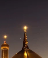 پرچم سرخ بر فراز ‌گنبد حرم سیدالشهدا (ع) برافراشته شد 2