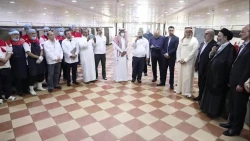 بازدید مسئولان حوزه حج و زیارت از آشپزخانه بدر در مدینه 13
