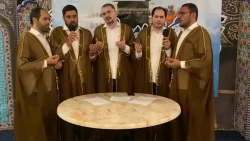 اجرای گروه همخوانی «میعاد» در مکه مکرمه + فیلم 2