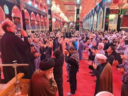 عزاداری زائران در کربلا