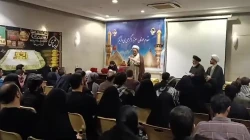 حضور  فرزند شهید و حافظ کل قرآن کریم در دفتر نمایندگی بعثه رهبری در عراق+ فیلم 2