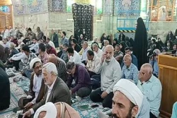 زائران سید‌الشهداء (ع) در خیمه‌گاه ندای أین معز الأولیاء، ومذل الأعداء سر دادند. 2