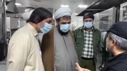 بازدید مسئول دفتر نمایندگی بعثه در مدینه از آشپزخانه مرکزی زین 2