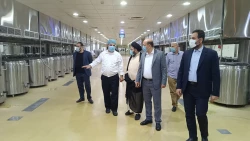 بازدید نماینده بعثه مقام معظم رهبری از آشپزخانه مرکزی مکه مکرمه
