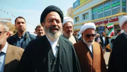 حضور نماینده ولی فقیه در امور حج و زیارت در راهپیمایی روز جهانی قدس قم+عکس 2