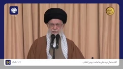 رهبر انقلاب نماز عید فطر را اقامه کردند 4