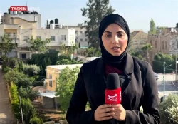  تمجید اهالی کرانه از شعار بعثه حج ایران در حمایت از فلسطین 