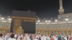 کعبه امشب ماه در دامان توست! صحنه تقارن قرص ماه و کعبه 4